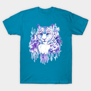 Snow Leopard Drip T-Shirt